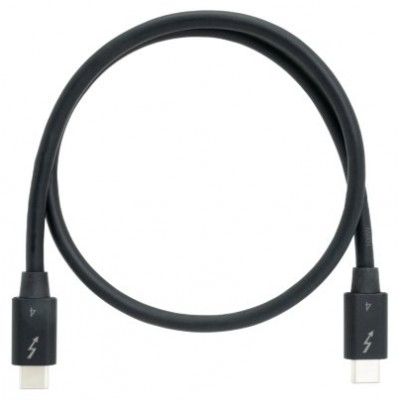 QNAP CAB-TBT4-0M5 cable Thunderbolt 0,5 m 40 Gbit/s Negro (Espera 4 dias) en Huesoi
