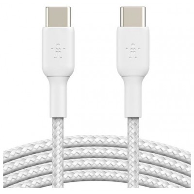 CABLE TRENZADO BELKIN CAB004BT1MWH BOOST CHARGE USB-C en Huesoi
