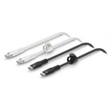 CABLE USB-C A USB-C 1M BELKIN CAB011BT1MBW2PK PACK 2 en Huesoi CABLE USB-C A USB-C 1M BELKIN CAB011BT1MBW2PK PACK 2 en Huesoi