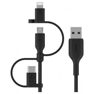 Belkin BOOST CHARGE cable USB 1 m USB A USB C/Micro-USB B/Lightning Negro (Espera 4 dias) en Huesoi