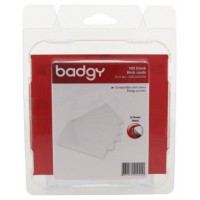 PACK 100 TARTEJAS PVC BADGY CBGC0030W (Espera 4 dias) en Huesoi