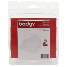 PACK 100 TARTEJAS PVC BADGY CBGC0030W (Espera 4 dias) en Huesoi