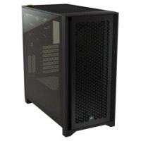 CAJA CORSAIR ICUE 4000D RGB AIRFLOW CRISTAL TEMPLADO NEGRA CC-9011240-WW (Espera 4 dias) en Huesoi