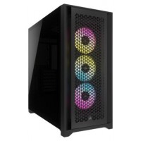 CAJA CORSAIR ICUE 5000D RGB AIRFLOW CRISTAL TEMPLADO NEGRA CC-9011242-WW (Espera 4 dias) en Huesoi