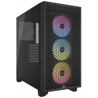 CAJA ATX SEMITORRE CORSAIR 3000D ARGB AIRFLOW CRISTAL en Huesoi