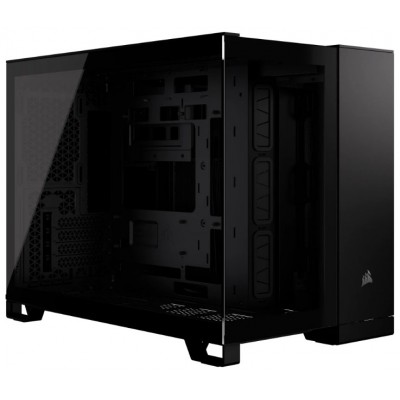 CAJA MICRO-ATX SEMITORRE DUAL CORSAIR 2500X CRISTAL en Huesoi