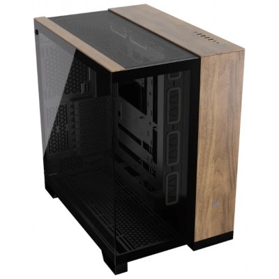 CAJA SEMITORRE ATX 6500X TG BLACK/WALNUT WOOD CORSAIR (Espera 4 dias) en Huesoi
