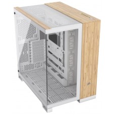 CAJA SEMITORRE ATX 6500X TG WHITE/BAMBOO WOOD CORSAIR (Espera 4 dias) en Huesoi
