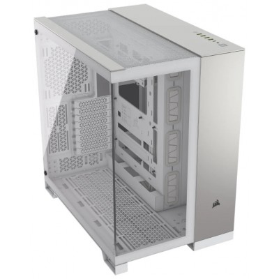 CAJA SEMITORRE ATX 6500X TG WHITE/SATIN GRAY ALUMINUM CORSAIR (Espera 4 dias) en Huesoi