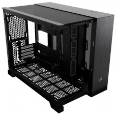CAJA MICROATX 2500X TG BLACK/OBSIDIAN ALUMINUM CORSAIR (Espera 4 dias) en Huesoi