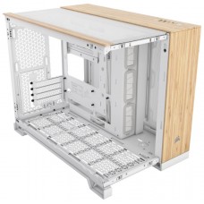 CAJA MICROATX 2500X TG WHITE/BAMBOO WOOD CORSAIR (Espera 4 dias) en Huesoi