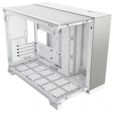 CAJA MICROATX 2500X TG WHITE/SATIN GRAY ALUMINUM CORSAIR (Espera 4 dias) en Huesoi