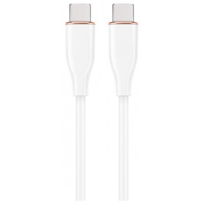 CABLE DE CARGA Y DATOS GEMBIRD (PD) TIPO-C SILICONA ALTA CALIDAD 1,5M BLANCO en Huesoi