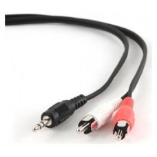 CABLE AUDIO GEMBIRD CONECTOR 3,5MM A RCA 2,5M en Huesoi