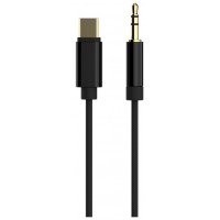 CABLE USB GEMBIRD TIPO C A AUX ESTEREO DE 3,5 MM, 1,5 M, NEGRO en Huesoi