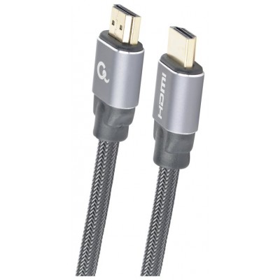 CABLE HDMI 2.0 4K 60HZ GEMBIRD CCBP-HDMI-2M PREMIUM TRENZADO ETHERNET 2M NEGRO en Huesoi