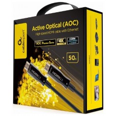 CABLE HDMI GEMBIRD  DE ALTA VELOCIDAD CON OPTICA ACTIVA AOC CON ETHERNET 50 M en Huesoi