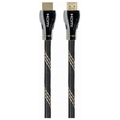 CABLE HDMI 2.1 8K 60HZ GEMBIRD CCBP-HDMI8K-3M PREMIUM TRENZADO ETHERNET 3M NEGRO en Huesoi