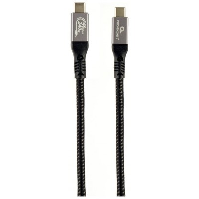 CABLE GEMBIRD USB 4 TIPO C DE PRIMERA CALIDAD, 40 GBPS, 240 W, 1,5 M en Huesoi
