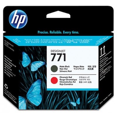 HP DesignJet Z6200/771 Cabezal negro mate/rojo cromatico en Huesoi