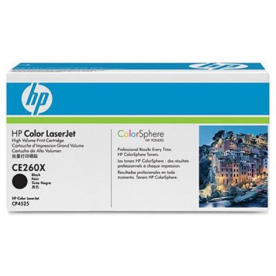 HP Laserjet CP 4525/4525DN Toner Negro, 17.000 Paginas en Huesoi