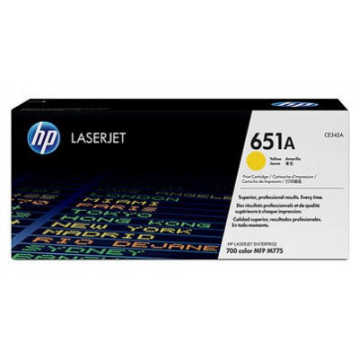 HP LaserJet Interprise 700MFP/M775 Toner Amarillo 651A en Huesoi