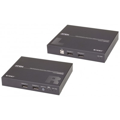 Aten Extensor de KVM USB DisplayPort de vista doble HDBaseT™ 2.0 (4K a 100 m para vista individual) (Espera 4 dias) en Huesoi