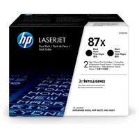 HP LaserJet Enterprise M506dn/M527 Pack 2 Toner Negro 87X Alta capacidad 18.000 paginas en Huesoi HP LaserJet Enterprise M506dn/M527 Pack 2 Toner Negro 87X Alta capacidad 18.000 paginas en Huesoi
