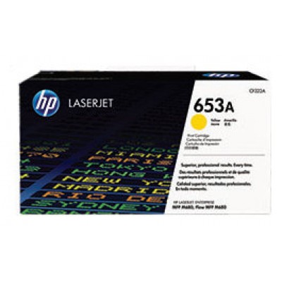 HP LaserJet Enterprise Flow MFP M680f 653A Toner Amarillo en Huesoi