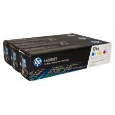 HP Toner Laser Tricolor nº126A 1.200 PaGINAS PACK 3 (CE311/12/13) en Huesoi