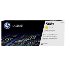 HP Laserjet M553 Toner 508X Amarillo Alta 9.500 paginas alta capacidad en Huesoi