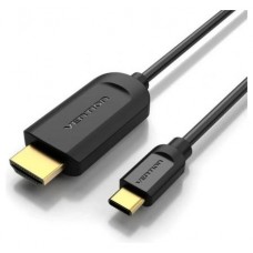 CONVERSOR 1.4 USB-C/M A HDMI/M 4K 1 M NEGRO VENTION (Espera 4 dias) en Huesoi