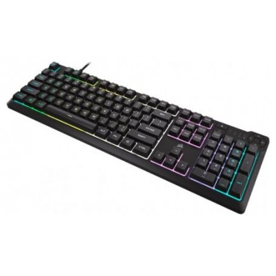 TECLADO CORSAIR USB K55 CORE RGB GAMING ICUE NEGRO en Huesoi