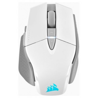 RATON CORSAIR INALAMBRICO GAMING M65 ULTRA RGB BLANCO en Huesoi