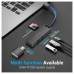 HUB 6 PUERTOS 2.0 USB 3xUSB 1xMICROUSB PD 1xLECTOR TARJETAS NEGRO VENTION (Espera 4 dias) en Huesoi