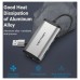 HUB 4 PUERTOS USB 3.0 3xUSB RJ45 0.15 M GRIS VENTION (Espera 4 dias) en Huesoi