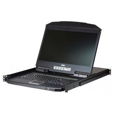 Aten CL3116 consola de rack 47 cm (18.5") 1366 x 768 Pixeles Metal, De plástico Negro 1U (Espera 4 dias) en Huesoi