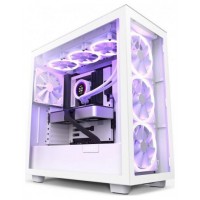 CAJA ATX SEMITORRE NZXT H7 ELITE RGB BLANCA CRISTAL en Huesoi