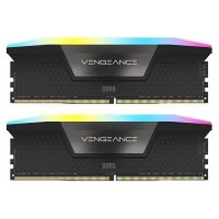 DDR5 32 GB(2X16KIT) 5200 VENGEANCE RGB BLACK CORSAIR (Espera 4 dias) en Huesoi