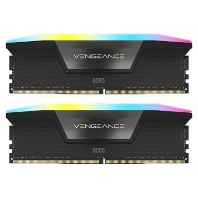 DDR5 32 GB(2X16KIT) 5200 VENGEANCE RGB BLACK CORSAIR (Espera 4 dias) en Huesoi