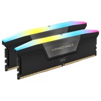 DDR5 32 GB(2X16KIT) 5600 VENGEANCE RGB BLACK CORSAIR (Espera 4 dias) en Huesoi