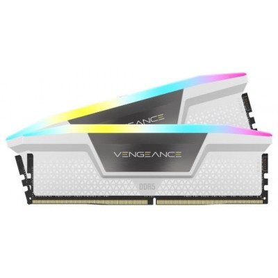 MEMORIA CORSAIR DDR5 32GB 2X16GB PC6000 VENGEANCE RGB BLANCA CMH32GX5M2B6000Z30W (Espera 4 dias) en Huesoi