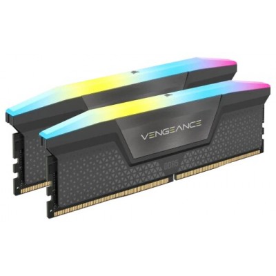 MEMORIA CORSAIR DDR5 64GB 2X32GB PC6000 VENGEANCE RGB CMH64GX5M2B6000Z30 (Espera 4 dias) en Huesoi