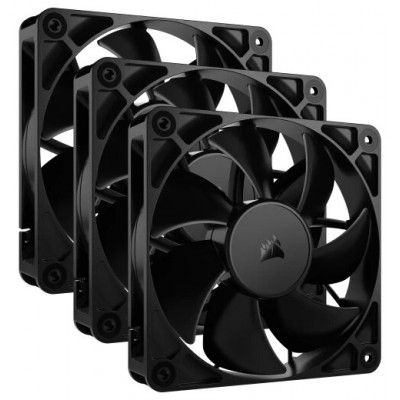 VENTILADOR AUXILIAR RS120 120MM BLACK TRIPLE PACK CORSAIR (Espera 4 dias) en Huesoi
