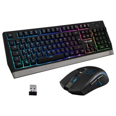 THE G-LAB WIRELESS GAMING COMBO - MOUSE + KEYBOARD - SPANISH LAYOUT (COMBO-TUNGSTEN/SP) (Espera 4 dias) en Huesoi