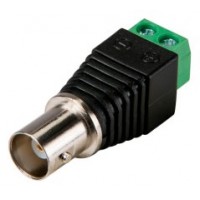 SAFIRE Conector - BNC para crimpar-Compatible con RG59 - 25 mm (Fo) - 10 mm (An)-5g. 10 conectores en Huesoi
