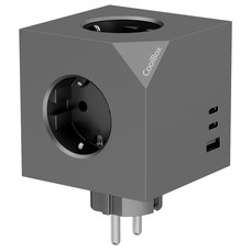 BASE DE 3 ENCHUFES 2xUSB-C PD + USB-A NEGRO COOLBOX (Espera 4 dias) en Huesoi BASE DE 3 ENCHUFES 2xUSB-C PD + USB-A NEGRO COOLBOX (Espera 4 dias) en Huesoi