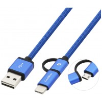 Coolbox Cable MULTIUSB MICRO/C Azul en Huesoi