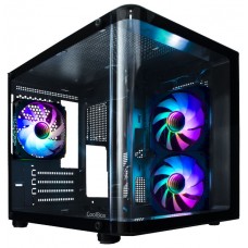 COOLBOX CHASIS MATX GM100 CRISTAL 3XVENT.ARGB en Huesoi