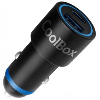 Coolbox Cargador Usb coche 48W USB-A/USB-C en Huesoi